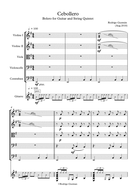 Free Sheet Music Cebollero