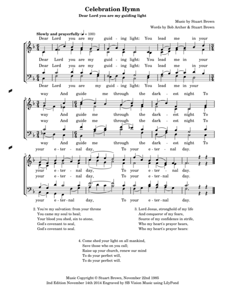 Celebration Hymn Sheet Music