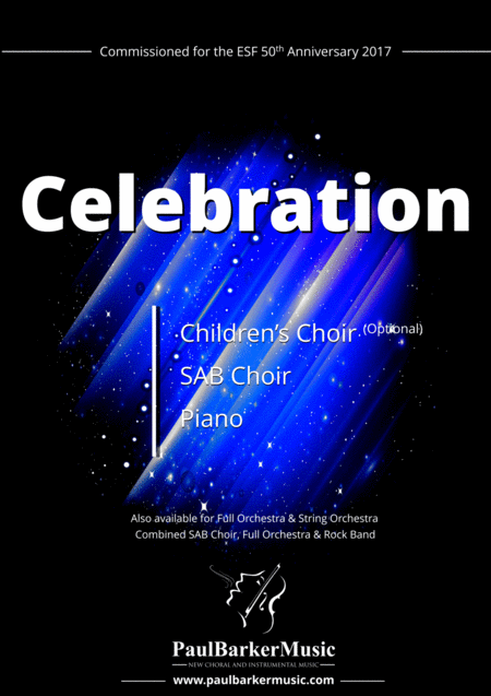 Free Sheet Music Celebration Piano Vocal Score