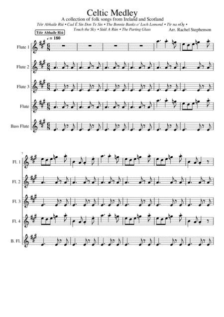 Celtic Medley A Collection Of Folk Songs From Ireland And Scotland Sheet Music