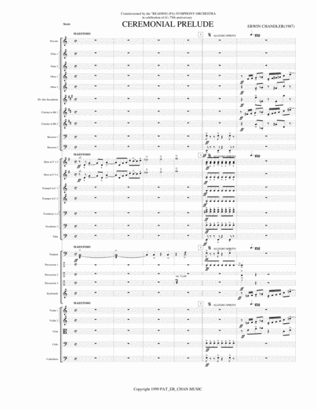 Ceremonial Prelude Sheet Music