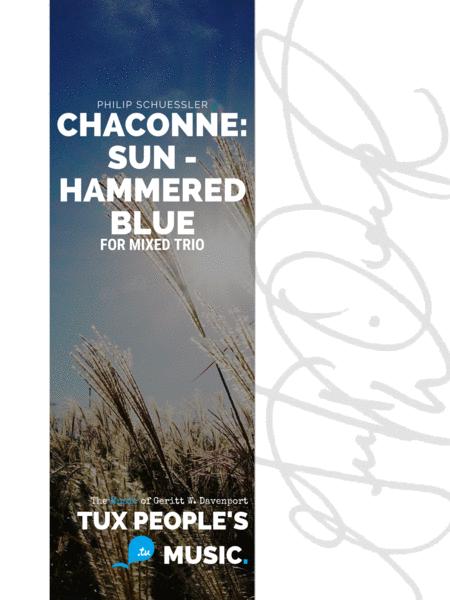 Chaconne Sun Hammered Blue Sheet Music