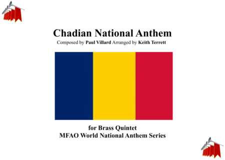 Free Sheet Music Chadian National Anthem The Chadian Hymn La Tchadienne For Brass Quintet