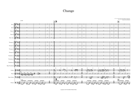 Change Vocal With Big Band Sheet Music