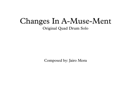 Free Sheet Music Changes In A Muse Ment