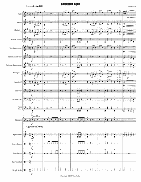 Free Sheet Music Checkpoint Alpha