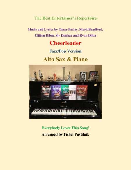 Free Sheet Music Cheerleader For Alto Sax And Piano