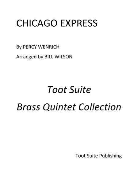 Chicago Express Sheet Music