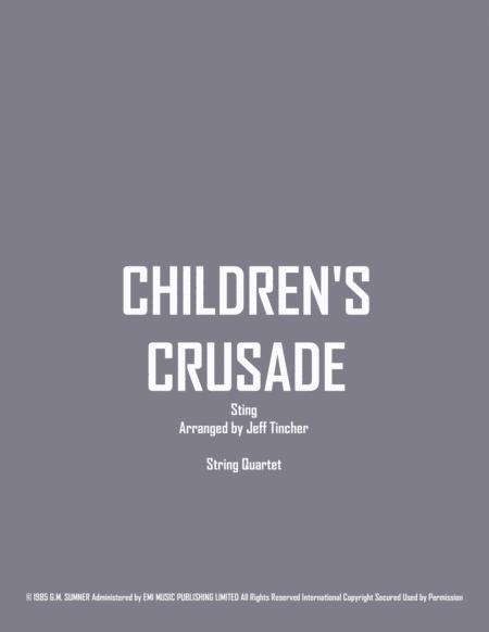 Free Sheet Music Childrens Crusade