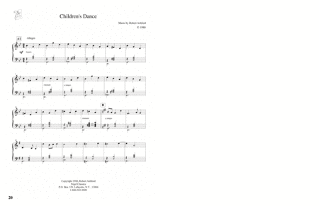 Childrens Dance Piano Solo Sheet Music