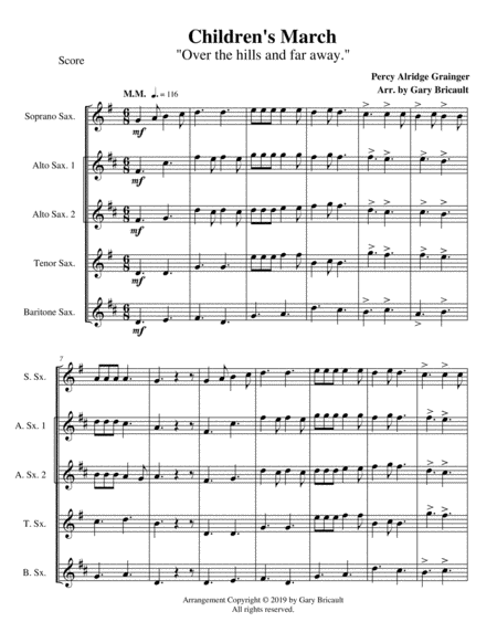 Childrens March Sheet Music