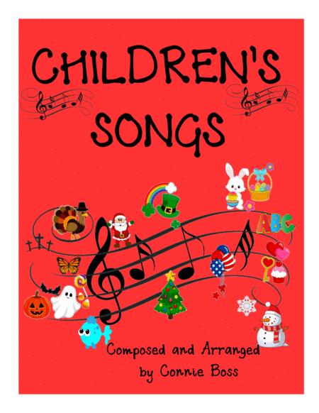 Childrens Songs Book Solo And Piano Sheet Music