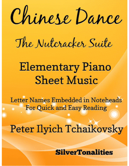 Chinese Dance Nutcracker Suite Elementary Piano Sheet Music Sheet Music