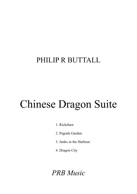 Chinese Dragon Suite Piano Solo Sheet Music