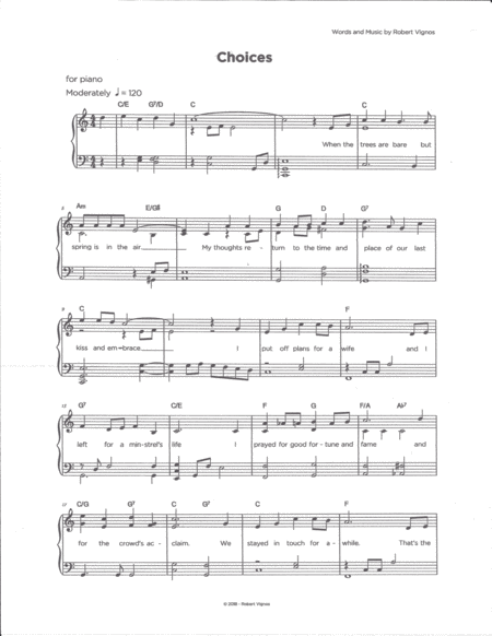 Free Sheet Music Choices