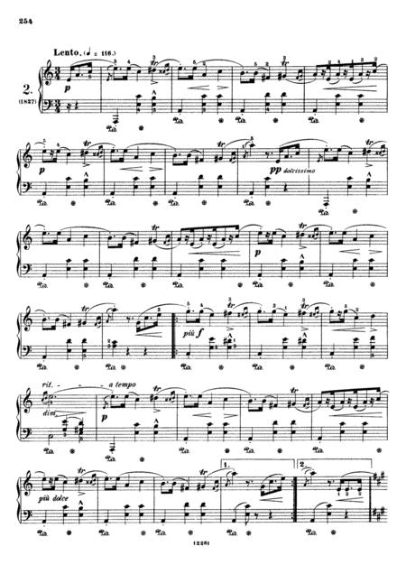 Free Sheet Music Chopin Mazurka Op 68 No 2 In A Minor Original Version