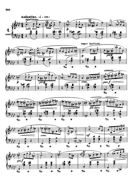 Chopin Mazurka Op 68 No 4 In F Minor Original Version Sheet Music