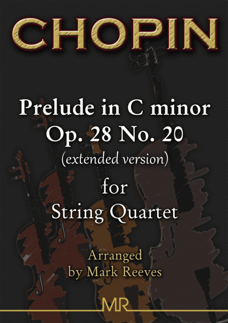 Free Sheet Music Chopin Prelude In C Minor For String Quartet