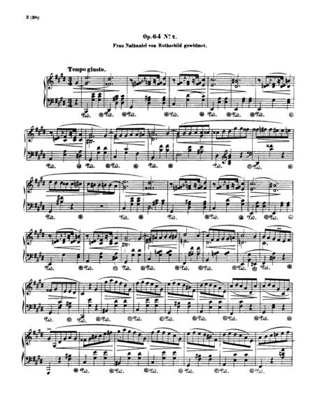 Chopin Waltz Op 64 No 2 In C Minor Original Complete Version Sheet Music