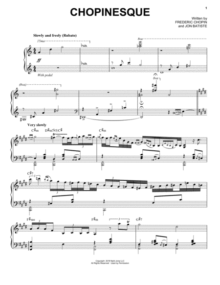 Free Sheet Music Chopinesque