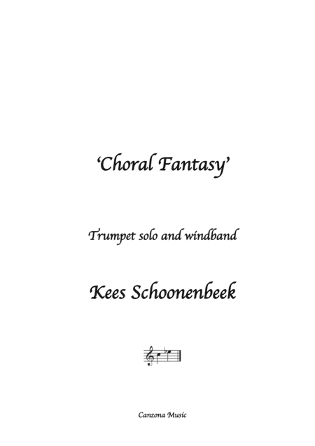 Choral Fantasy Sheet Music