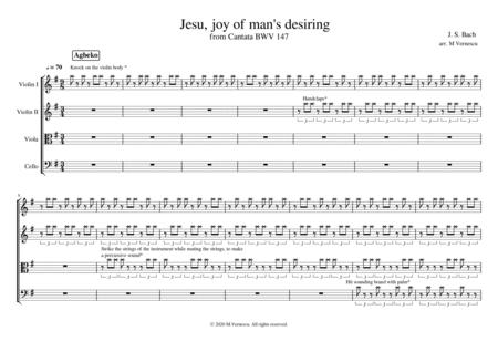 Chorale From Cantata No 147 Disguised In An African Rhythm Sheet Music