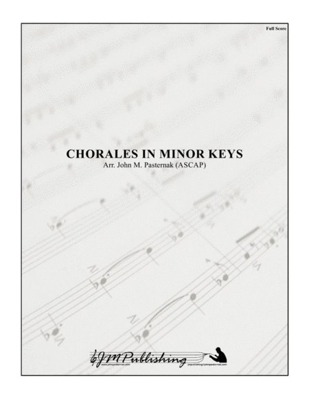 Chorales In Minor Keys Sheet Music