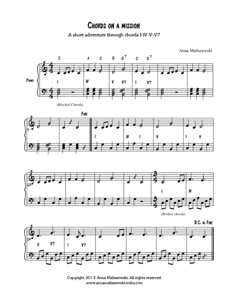 Chords On A Mission Sheet Music