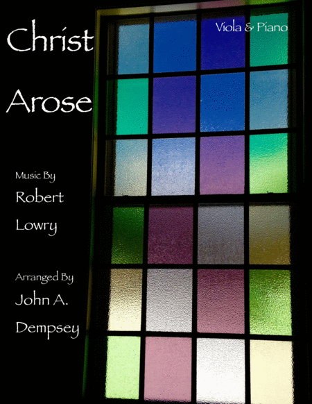 Christ Arose Nocturne Viola And Piano Sheet Music