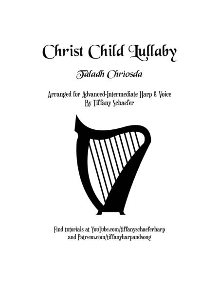 Free Sheet Music Christ Child Lullaby Harp Voice