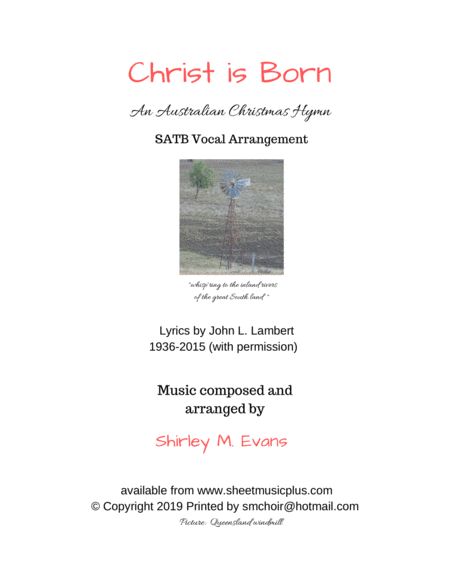 Christ Is Born Sheet Music