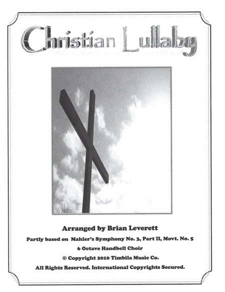 Free Sheet Music Christian Lullaby