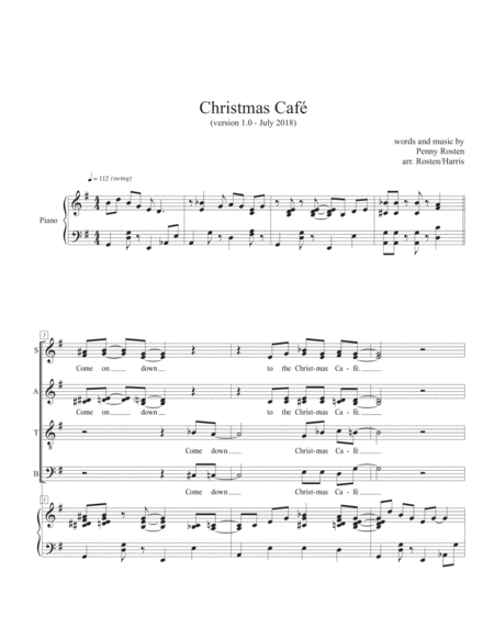 Christmas Cafe Sheet Music