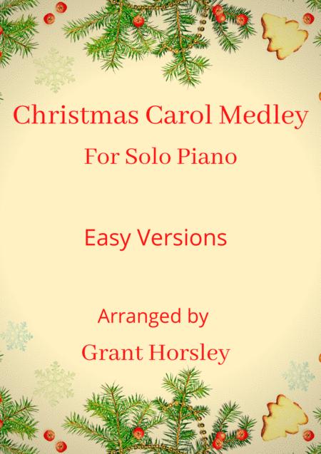 Christmas Carol Medley Piano Solo Early Intermediate Sheet Music