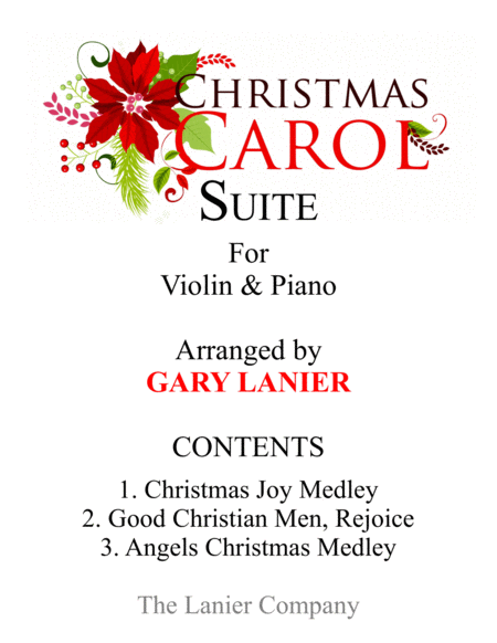 Christmas Carol Suite Violin And Piano With Score Parts Sheet Music