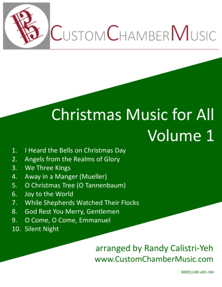 Christmas Carols For All Volume 1 Sheet Music