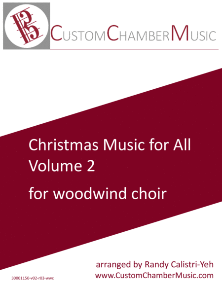Free Sheet Music Christmas Carols For All Volume 2 For Woodwind Choir