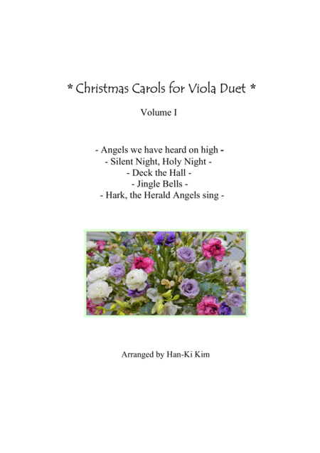 Free Sheet Music Christmas Carols For Viola Duet Vol I