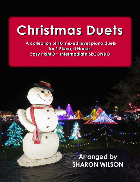 Free Sheet Music Christmas Duets A Collection Of 10 Easy Piano Duets For 1 Piano 4 Hands