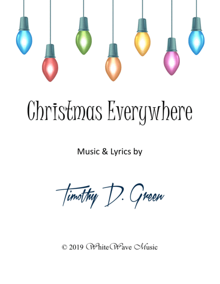 Christmas Everywhere Satb Sheet Music