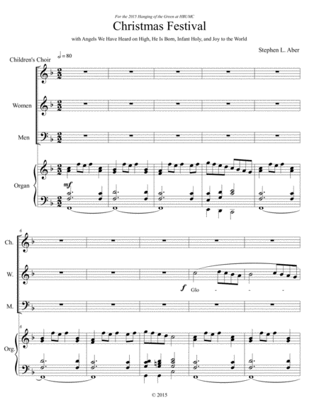 Christmas Festival Sheet Music