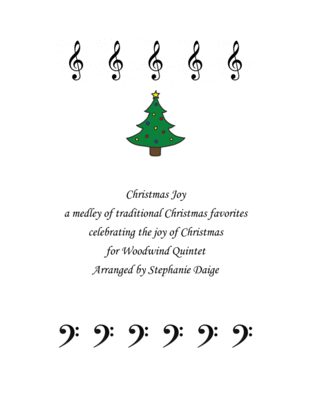 Christmas Joy Medley For Wind Quintet Sheet Music