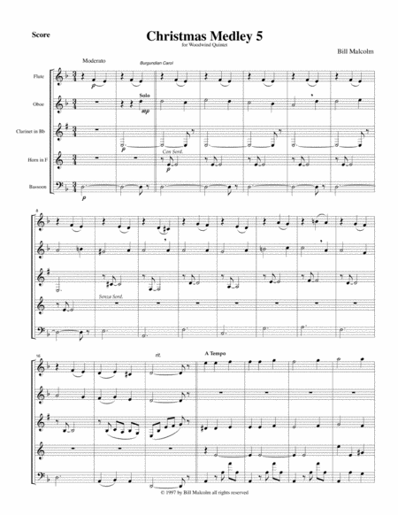 Christmas Medley 5 Sheet Music