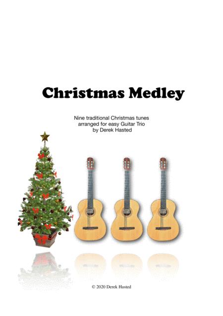 Christmas Medley Easy Guitar Trio Sheet Music