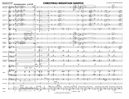 Free Sheet Music Christmas Mountain Shuffle