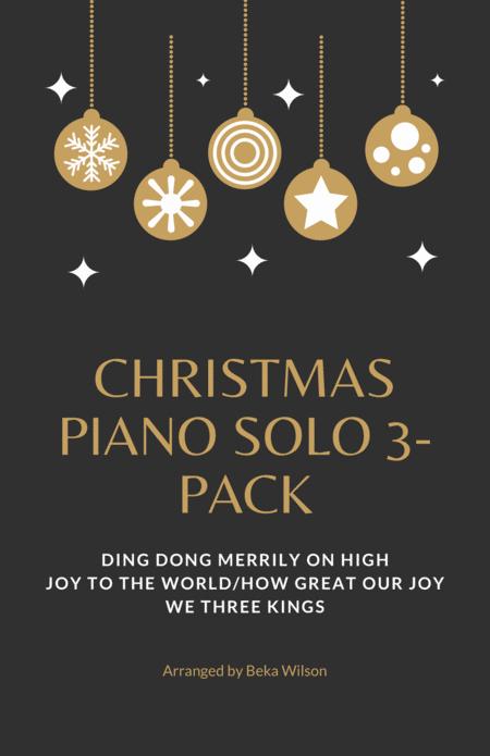 Free Sheet Music Christmas Piano Solo 3 Pack