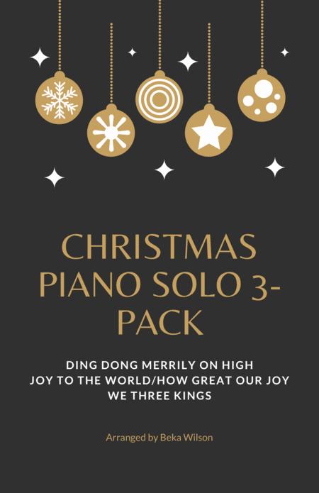 Christmas Piano Solo 3 Pack Sheet Music