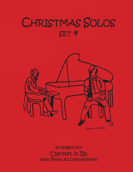 Christmas Solos For Clarinet Piano Set 4 Sheet Music