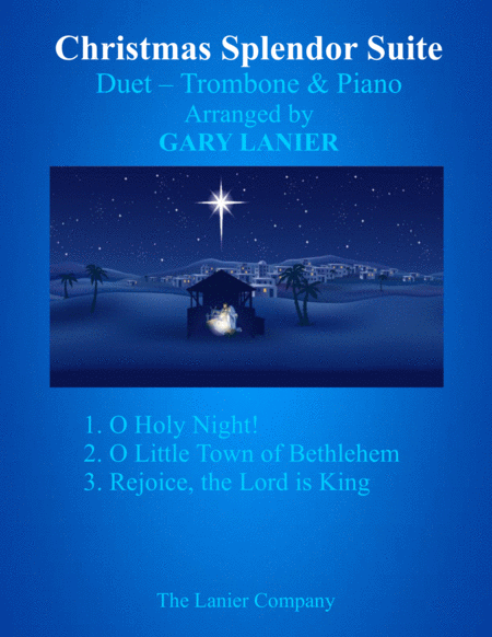 Christmas Splendor Suite Trombone And Piano With Score Parts Sheet Music