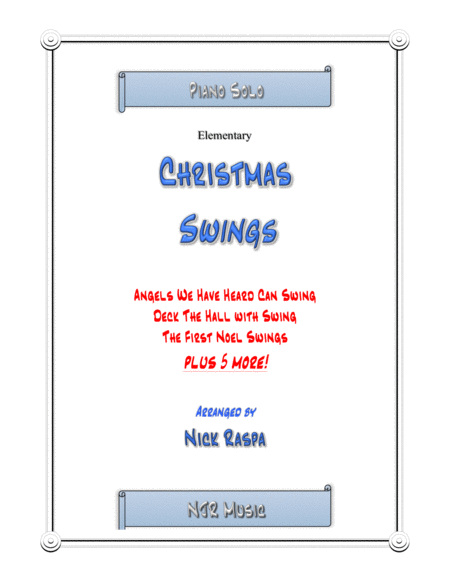 Christmas Swings Elementary Piano Sheet Music